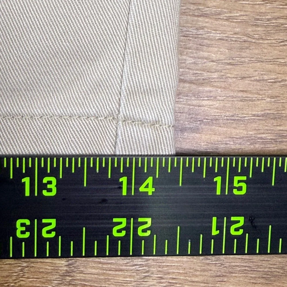 Vintage Polo Ralph‎ Lauren Andrew Chino Short Men 42 Tan Pleated Cotton Classic